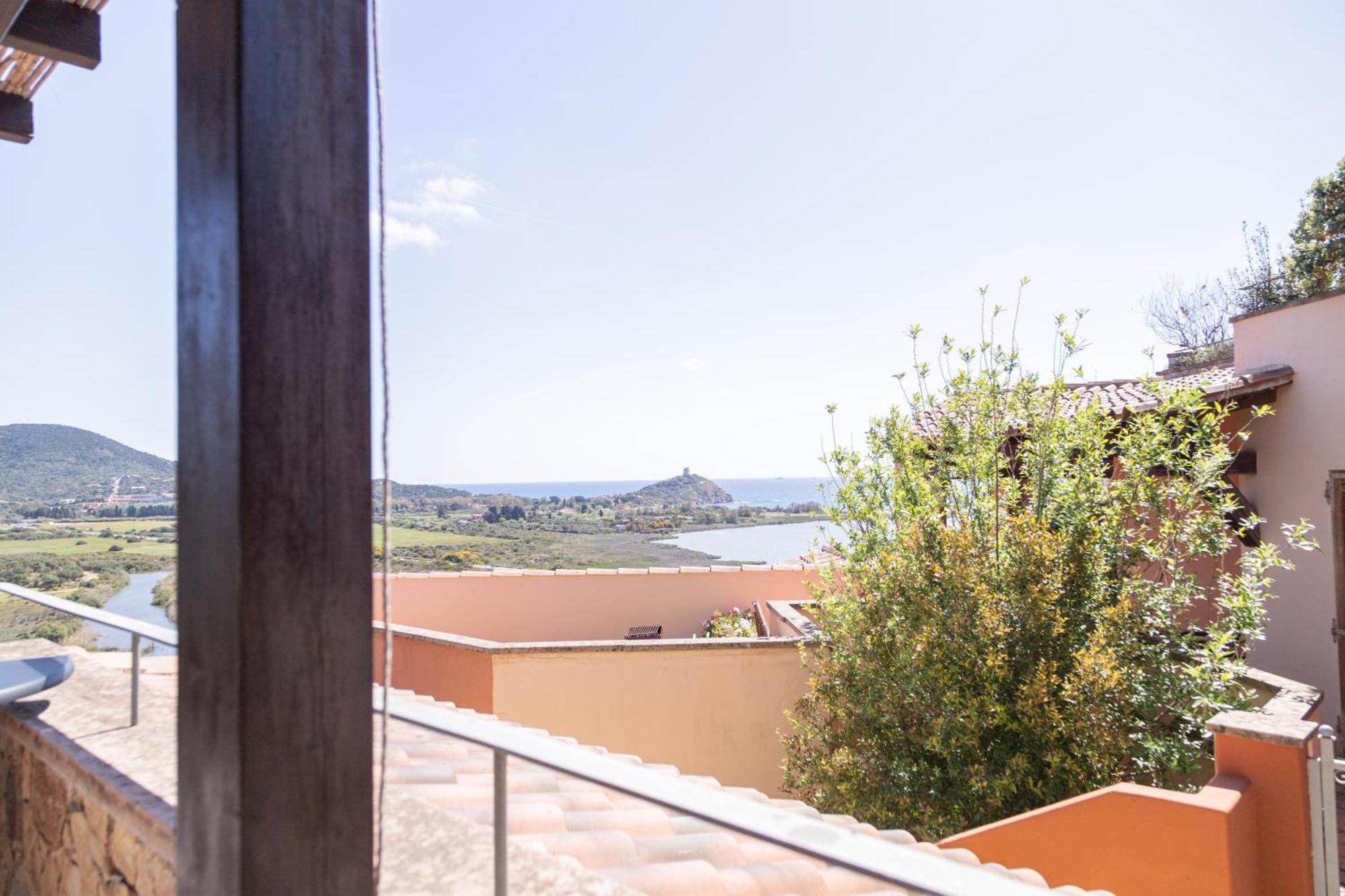 Residenza Del Barone Villa Zoe Chia - Vista Mare Екстер'єр фото
